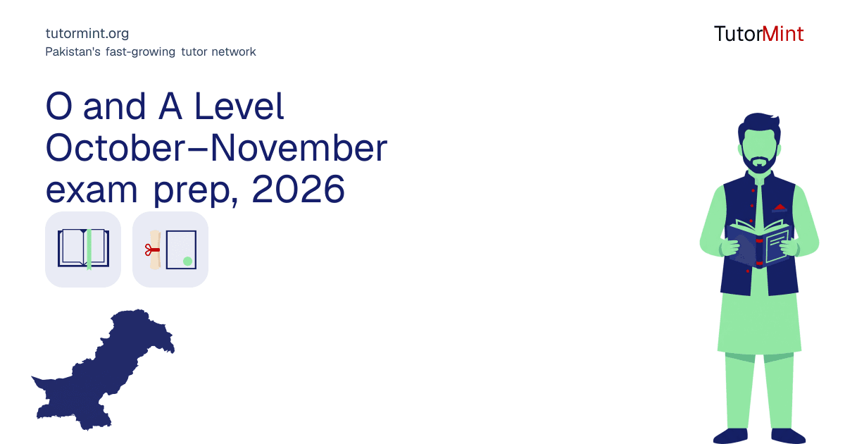 O and A Level October–November exam prep, 2026